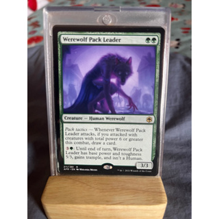 การ์ด MTG Werewolf Pack Leader Green Magic the Gathering EDH รุ่น AFR สภาพ Nm