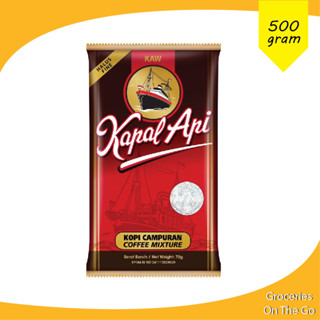 Kopi Kapal Api 500g รองเท้าผ้าใบลําลอง coffee mixture