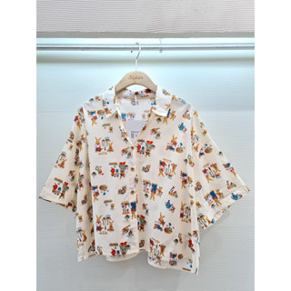 เสื้อเชิ้ตตัวสั้นลายน่ารัก