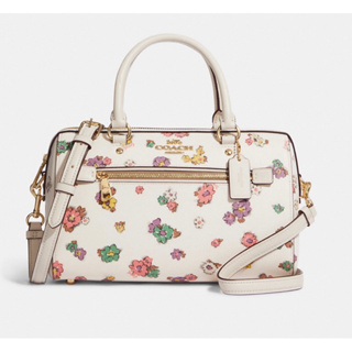 กระเป๋าสะพาย Rowan Satchel With Spaced Floral Field Print มีตำหนิเล็กน้อย ใช้งานได้ปกติ (ลดราคาพิเศษ)