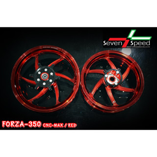 ล้อแม็ก FORZA-350 XMAX300 CNC MAX แบรนด์ sevenspeed  - งานตรงรุ่น ไม่ต้องแปลงรถ  - งานไทยแท้ เกรดพรีเมี่ยม  - ผลิตจากวัตถุดิบคุณภาพสูงด้วยเครื่องจักรที่ทันสมัย  - ชิ้นงานมีความละเอียดสวยงาม  - มีความสวยงาม แข็งแรง ทนทาน  ราคา 9,800 บาท