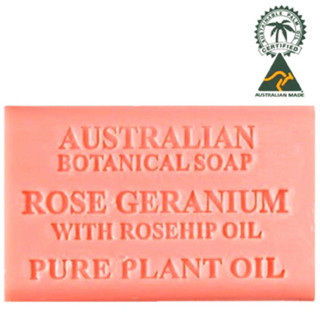 Australian Botanical Soap Rose Geranium With Rosehip Oil 200 G.