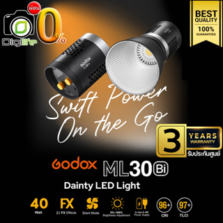 Godox LED ML30Bi 40W 2800K-6500K CRI96 TLCI97 - รับประกันศูนย์ Godox Thailand 3ปี