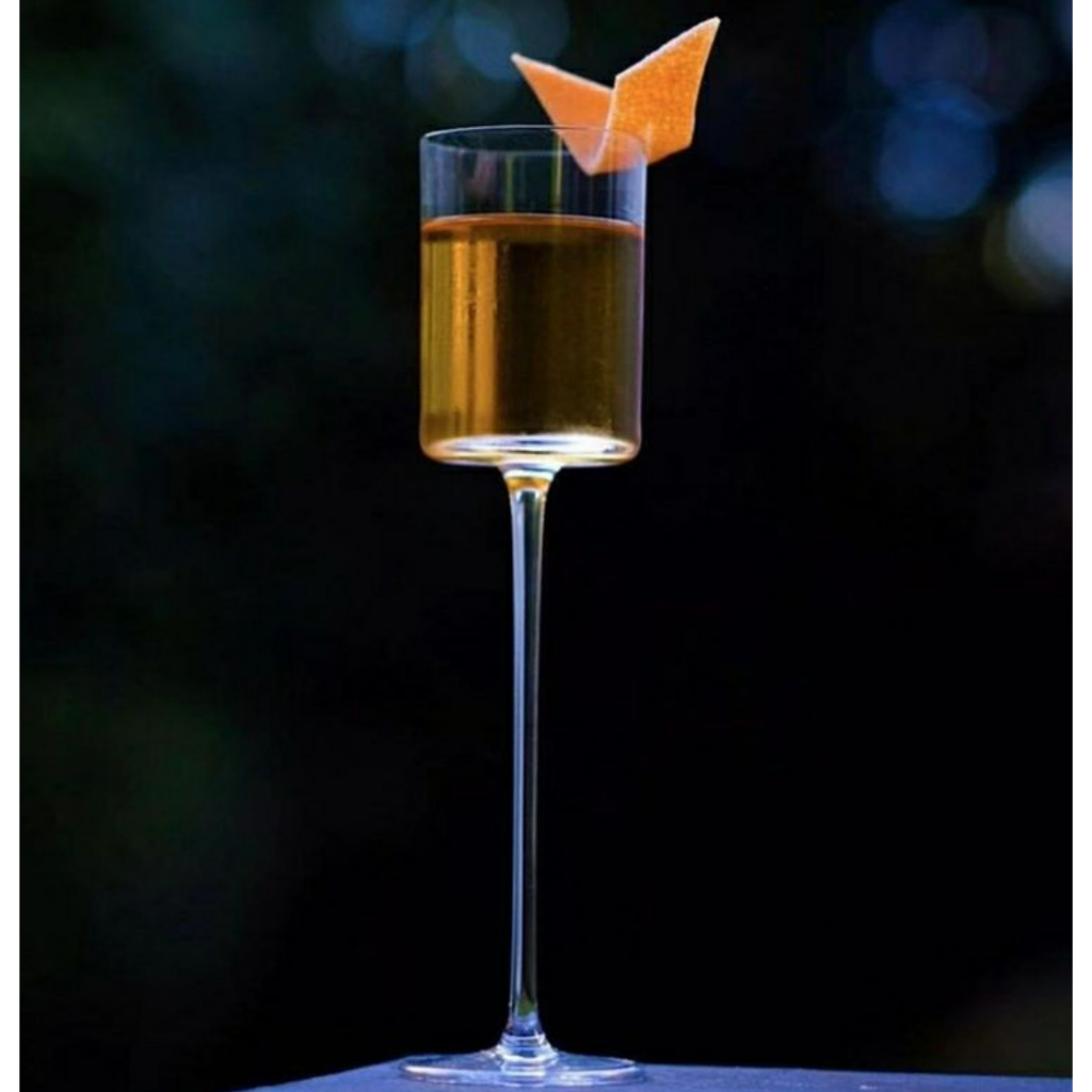 แก้วค็อกเทลสูงทรงกระบอกตรง สไตล์ญี่ปุ่น ins สำหรับแชมเปญ ไวน์แดง Matheni  125ml