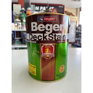 สีย้อมพื้นไม้ เบเยอร์ เดคสเตน สีทาพื้นไม้ บรรจุ 3.785 ลิตร หรือ 1 แกลลอน Beger DeckStain