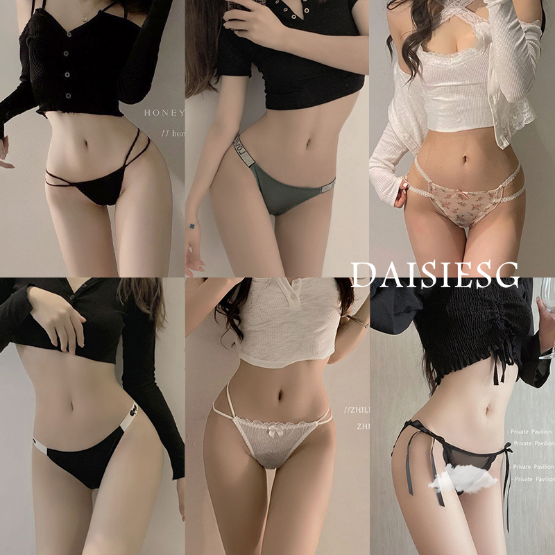 ลดล้างสต๊อก DaisiesG จีสตริงผู้หญิง ดีไซน์ไขว้กัน สายรัด รุ่นบาง โคตรเซ็กซี่ ADI11