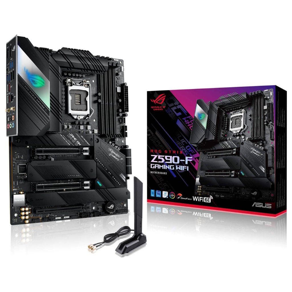 MAINBOARD (เมนบอร์ด) 1200 ASUS ROG STRIX Z590-F GAMING WIFI ประกันศูนย์ไทย พร้อมส่ง