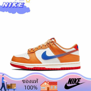 （ยิงจริง）Nike SB Dunk Low GS"Hot Curry/Game Roya" รองเท้าผ้าใบ รองเท้า รองเท้าวิ่ง รองเท้า nike DH9765-101