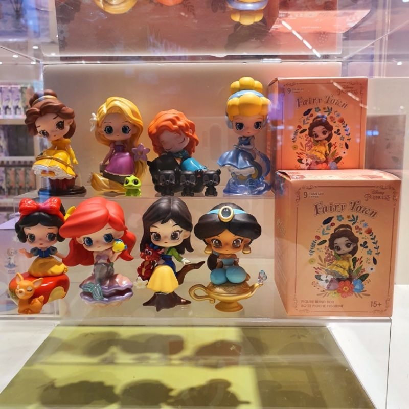[แบบเลือกตัวได้] Miniso กล่องสุ่มเจ้าหญิง Disney Princess Fairy Tale Town ของจริงน้องสวยมาก ลิขสิทธิ์แท้