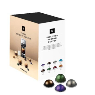 Nespresso VERTUO DISCOVERY SELECTION Ground Coffee Capsule เนสเพรสโซ เวอทูโอ เซ็ท บ็อค คละรส 80 Capsules