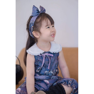 [ส่งฟรี] Jersey Babybrand : Halloween Girl Romper in Purple ชุดหมีเด็กหญิงลายรถฟักทอง