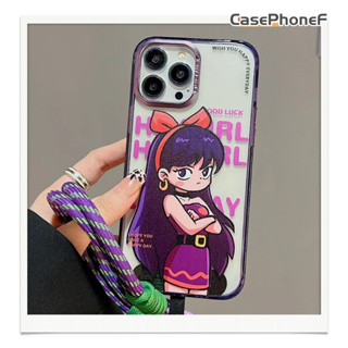 ✨ส่งของขวัญ✨เคส for iPhone 11 14 Pro Max Case for iPhone 12 13 ป้องกันการตก การป้องกัน สาวน่ารักหัวใจ หวานเท่ การ์ตูน