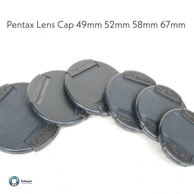 ฝาปิดหน้าเลนส์  Pentax Genuine Front Lens Cap 49 Original OE ขนาด 49mm 52mm 58mm 67mm แท้ จากญี่ปุ่น
