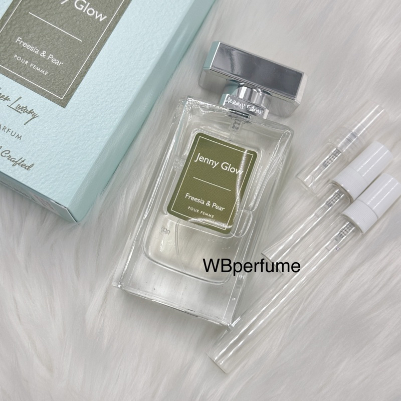 น้ำหอม แบ่งขาย Jenny Glow Freesia and Pear eau de parfum 80ml กลิ่นโคลน Jo malone English pear & Fre