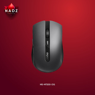 RAPOO 7200M Multi-mode Wireless Optical Mouse SILENT.DARK GREY