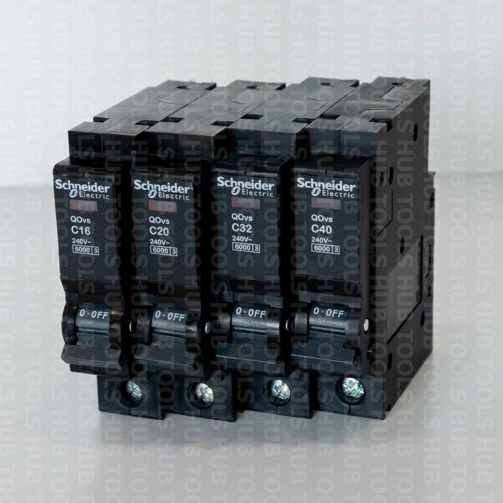 ลูกย่อยสวิทซ์ตัดตอน เซอร์กิตเบรกเกอร์ Schneider(1P)16A/ 20A/ 32A / 40A #QO116VSC6T #QO120VSC6T #QO13