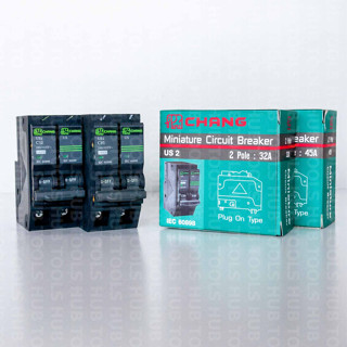 CHANG เซอร์กิต เบรคเกอร์ 2 Pole 32A /45A  # Circuit Breaker