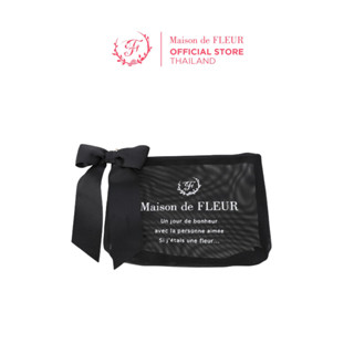 Maison De FLEUR - Mesh Pouch Black