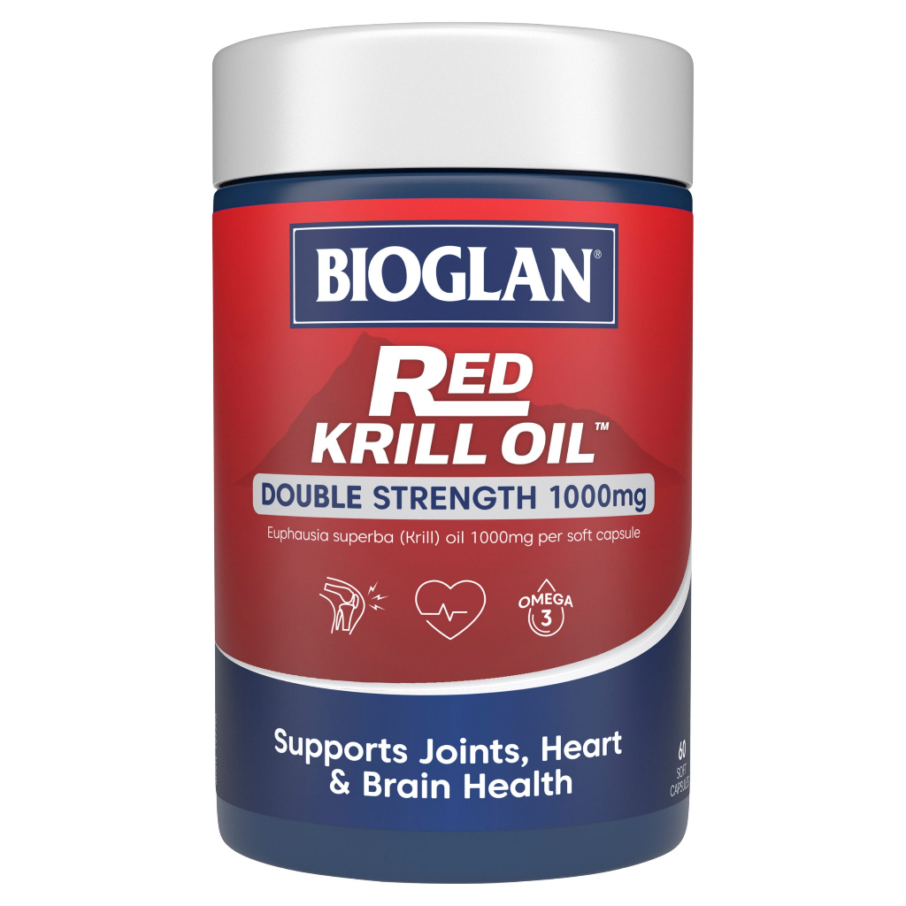 Bioglan red krill oil 1000mg 60แคปซูล