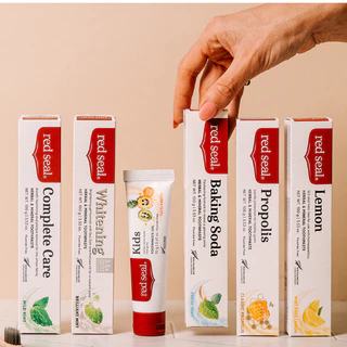 Red seal ยาสีฟัน Baking Soda ขจัดคราบเหลือง เผยฟันขาวสดใส ลมหายใจสดชื่น