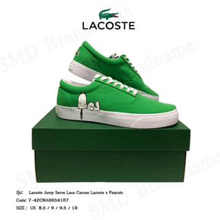 Lacoste รองเท้าผ้าใบ รุ่น Jump Serve Lace Canvas Lacoste x Peanuts Code: 7-42CMA00541R7