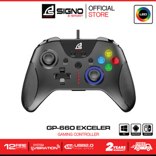 SIGNO E-Sport Gaming Controller รุ่น EXCELER GP-660 (จอยเกมส์)