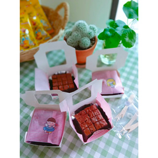 บราวนี่คิวบ์ Brownies cube ( 3 กล่อง/ชุด)