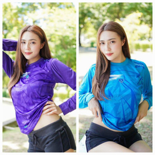 ***ลดราคา** เสื้อกีฬาแขนยาว  เสื้อแขนยาว เสื้อฟุตบอล เสื้อจักรยาน CPU123แขนยาว