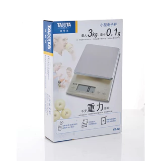 TANITA รุ่น KD-321 เครื่องชั่งดิจิตอลในครัว ความจุ 3 กก. ความละเอียด 0.1 กรัม (เวอร์ชั่นภาษาจีน)