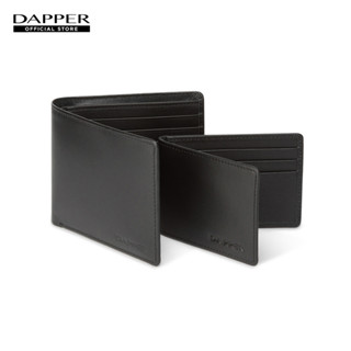 DAPPER กระเป๋าสตางค์ Billfold พร้อม Removable Card Holder สีดำ (BWMB1/1109R2)