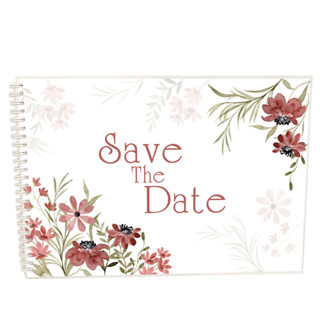 สมุดเซ็นอวยพรแต่งงานSave the date สมุดประสาทพร ขนาดA4