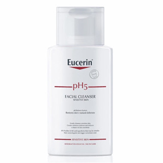 แท้ 💯มีฉลากไทย ไม่มีซีลExp. 07/24 Eucerin pH5 Sensitive Facial Cleanser 100 ml (ยูเซอริน เจลล้างหน้าสูตรอ่อนโยน