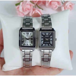 นาฬิกา Casio แท้ รุ่น LTP-V007D นาฬิกาข้อมือผู้หญิง สายแสตนเลส หน้าปัดเหลี่ยม - ของแท้ รับประกันสินค้า 1 ปีเต็ม