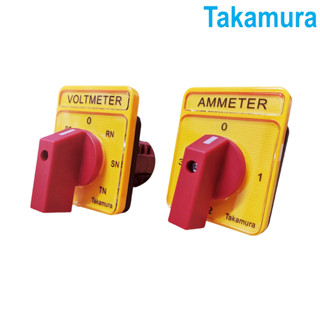 ซีเล็คเตอร์โวลต์ ซีเล็คเตอร์แอมป์ Takamura 64x80mm Selector volt Selector amp