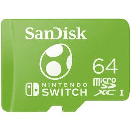 SanDisk and Nintendo Cobranded microSDXC SQXAT, 64GB