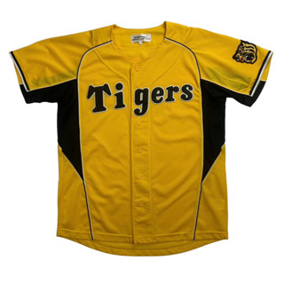 เสื้อชุดเซต เสื้อเบสบอล Tigers  Size  140-160-M-L Mizuno ชาย-หญิง