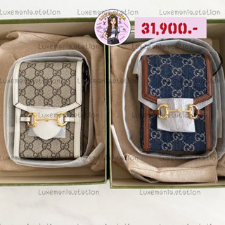 🔥ราคาพิเศษเฉพาะลิ้งนี้นะคะ🔥👜: New!! Gucci Horsebit 1955 Phone Bag with Strap‼️ก่อนกดสั่งรบกวนทักมาเช็คสต๊อคก่อนนะคะ‼️