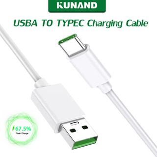 KUNAND สายชาร์จเร็วทุกค่าย 5A Vooc Flash Warp USB Type C Fast Quick Charge อุปกรณ์ชาร์จมือถือ สำหรับ Huawei และ Oppo