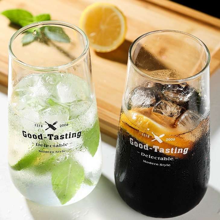 พร้อมในไทย แก้วทนความร้อ แก้วกาแฟสดนม ถ้วยบ้านขนม ถ้วยน้ำผลไม้ juice glass ราคา ถูกที่สุด ดีลบีเคเค แกลเลอรีภาพที่ 2