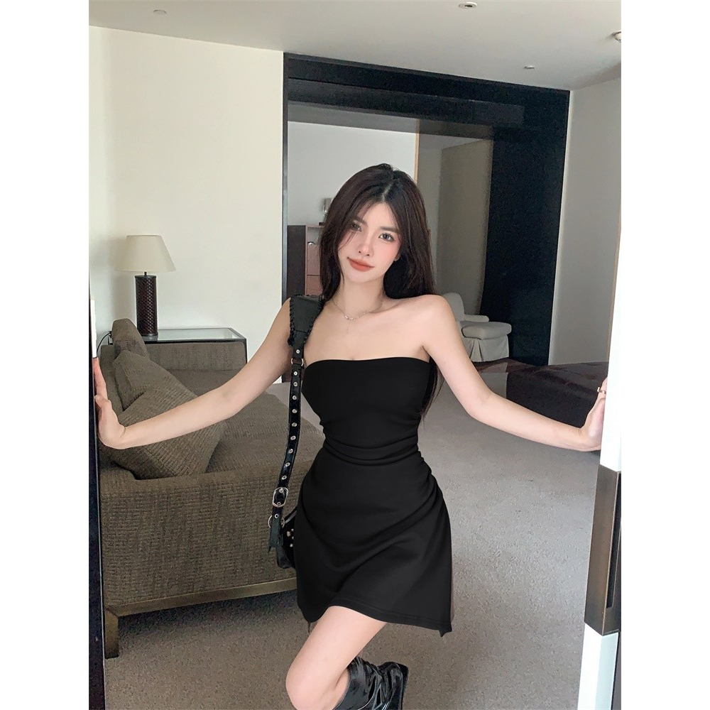 fashiongirl1688 🙏 เดรสสั้นสุดฮอตตลอดกาลเกาะอกดีเทลเย็บข้างทั้ง 2 ข้างแซ่บพริกทั้งสวนยังไม่พอพร้อมส่ง