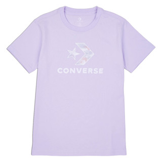 Converse เสื้อยืด รุ่น FLORAL STAR CHEVRON TEE PURPLE - 1424538CS3PPXX สีม่วง ผู้หญิง (10024538-A04)