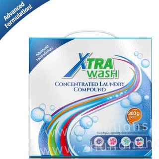 **1 กิโลกรัม** Xtra Wash เอ็กซ์ตร้า วอช ผงซักฟอกเข้มข้น ขนาด 1 กิโลกรัม