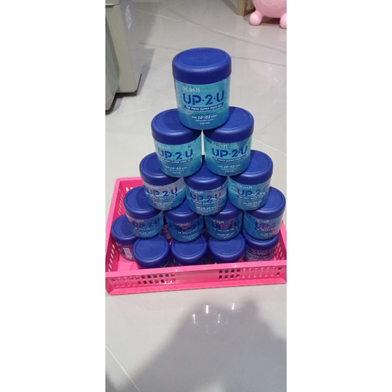 เจลใส่ผม dcash up2u ขนาด 170ml.(3กระปุก)