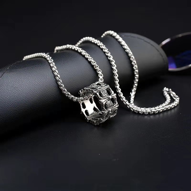 สร้อยแหวนกางเขน รุ่น ES-03 สร้อยคอสแตนเลส สไตล์เกาหลี เครื่องประดับแฟชั่น ไอเท็มของวัยรุ่นยุค2024 วัสดุดีมีคุณภาพ