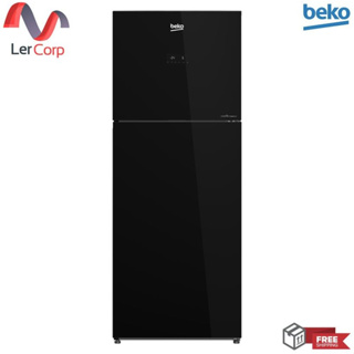 (Beko) ตู้แช่เย็นและแช่แข็ง (ช่องแช่แข็งด้านบน, 66 ซม.) RDNT401E40VZHFSGB