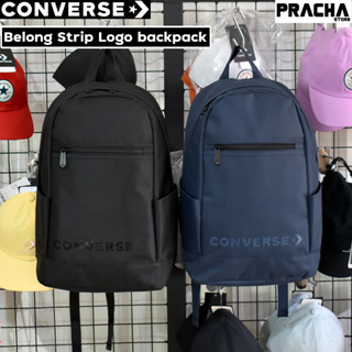 กระเป๋าเป้ Converse รุ่น Belong strip logo backpack [ลิขสิทธิ์แท้] มีใบรับประกันจากบริษัทผู้จัดจำหน่าย