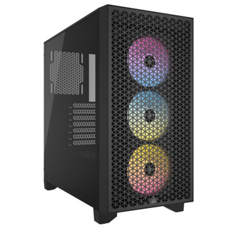 Corsair 3000D RGB AIRFLOW Tempered Glass Mid-Tower PC Case - Black (CC-9011255-WW)