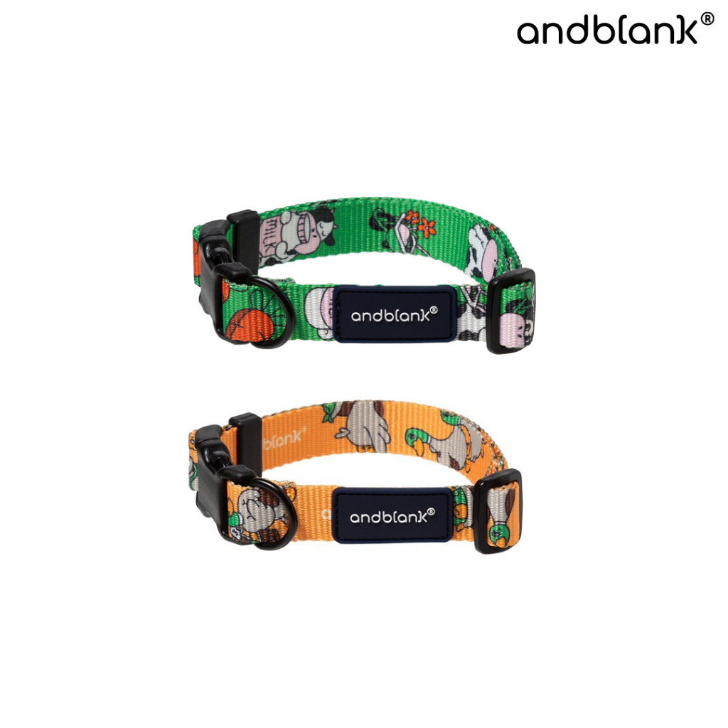 andblank Pro - Collar Pro ปลอกคอสุนัข มาพร้อมฟังก์ชั่น และสีสันเป็นเอกลักษณ์ Milk Cow & Sunday Duck 