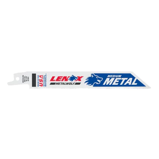 LENOX รุ่น 20566618R ใบเลื่อยชักตัดเหล็ก 6นิ้ว 18ฟัน (5 ใบ/แพ็ค)