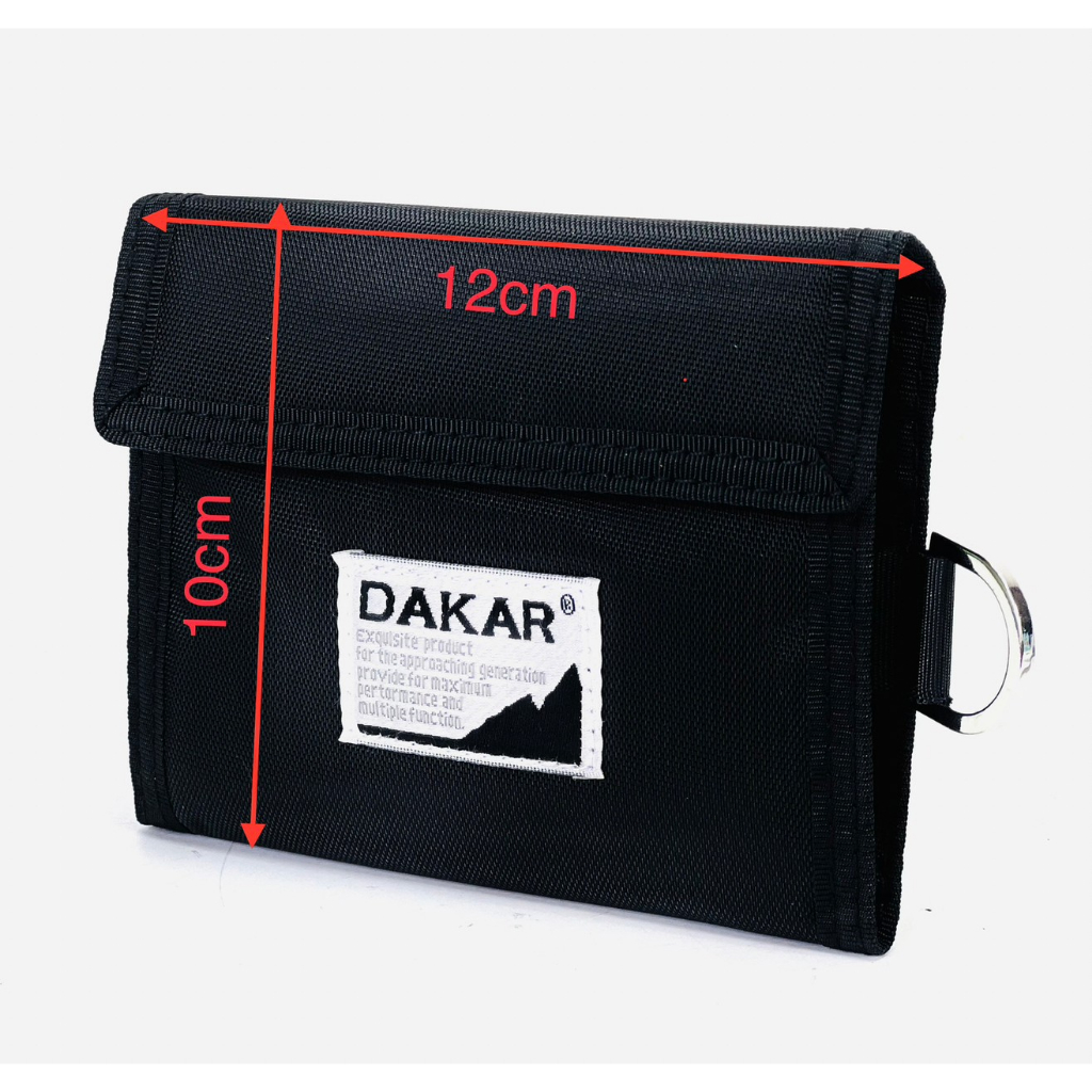 Chinatown leather กระเป๋าเงินผ้า ผู้ชาย 3 พับ DARKAR